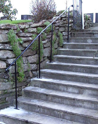 iron safety handrail
